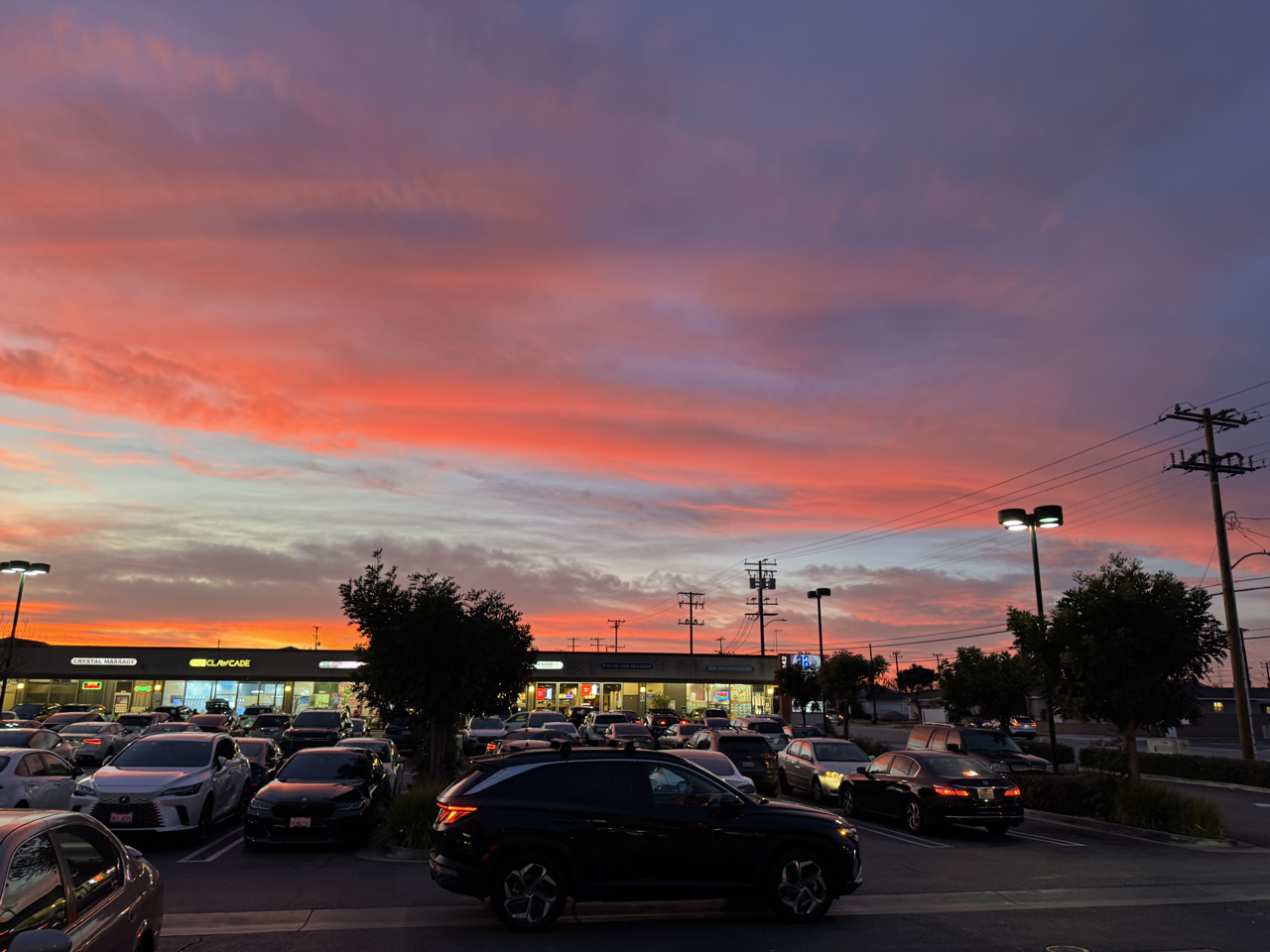 A southern California sunset.